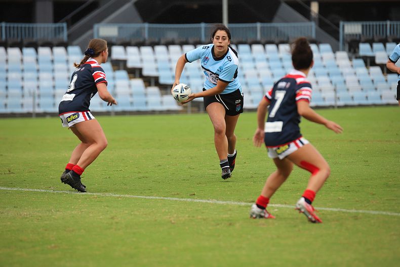 2020 Tarsha Gale Cup – Rnd 6 – Sharks v Roosters (1st Half)