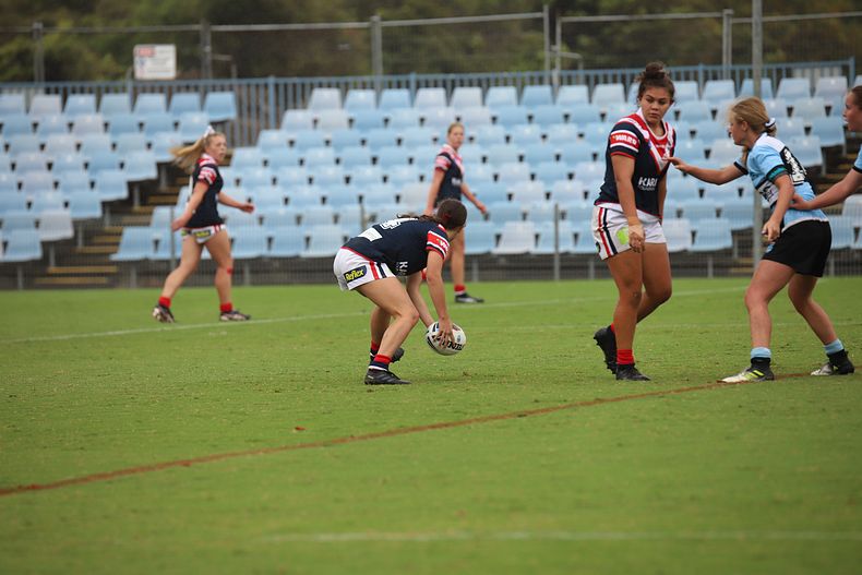 2020 Tarsha Gale Cup – Rnd 6 – Sharks v Roosters (1st Half)