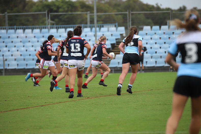 2020 Tarsha Gale Cup – Rnd 6 – Sharks v Roosters (1st Half)
