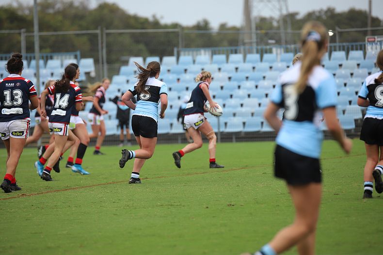 2020 Tarsha Gale Cup – Rnd 6 – Sharks v Roosters (1st Half)