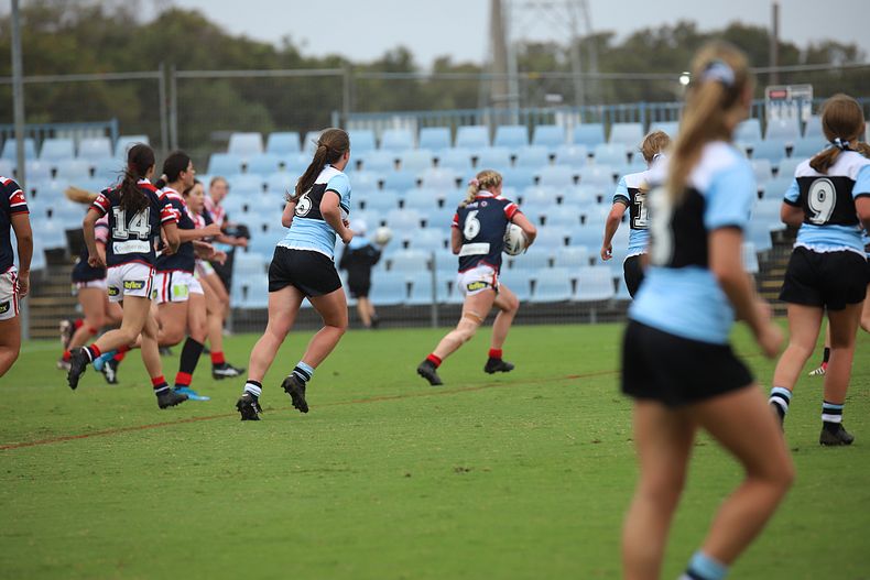2020 Tarsha Gale Cup – Rnd 6 – Sharks v Roosters (1st Half)