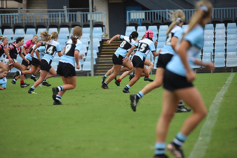 2020 Tarsha Gale Cup – Rnd 6 – Sharks v Roosters (1st Half)