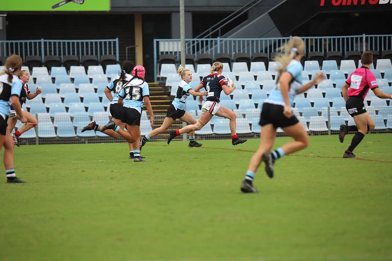 2020 Tarsha Gale Cup – Rnd 6 – Sharks v Roosters (1st Half)