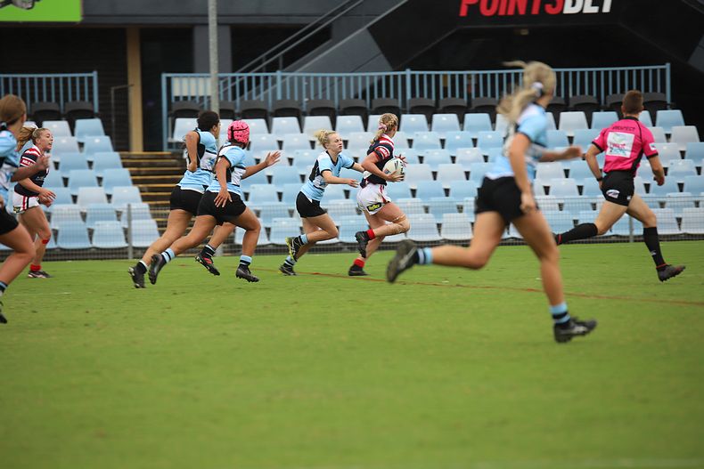 2020 Tarsha Gale Cup – Rnd 6 – Sharks v Roosters (1st Half)