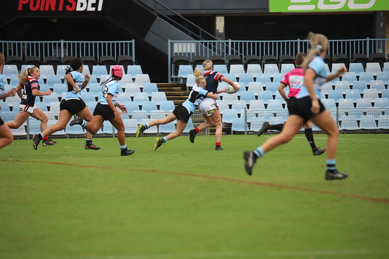 2020 Tarsha Gale Cup – Rnd 6 – Sharks v Roosters (1st Half)