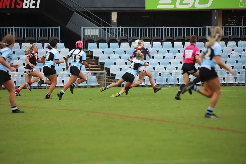 2020 Tarsha Gale Cup – Rnd 6 – Sharks v Roosters (1st Half)