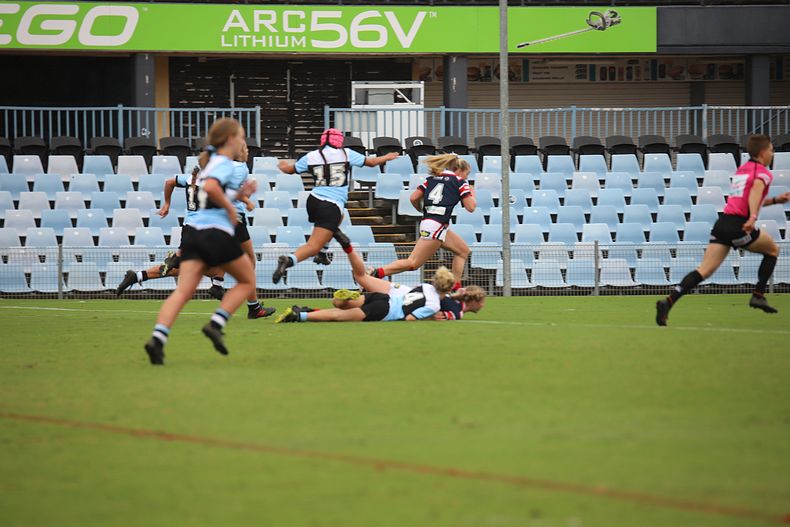 2020 Tarsha Gale Cup – Rnd 6 – Sharks v Roosters (1st Half)