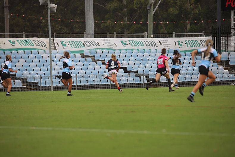 2020 Tarsha Gale Cup – Rnd 6 – Sharks v Roosters (1st Half)