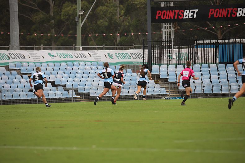 2020 Tarsha Gale Cup – Rnd 6 – Sharks v Roosters (1st Half)
