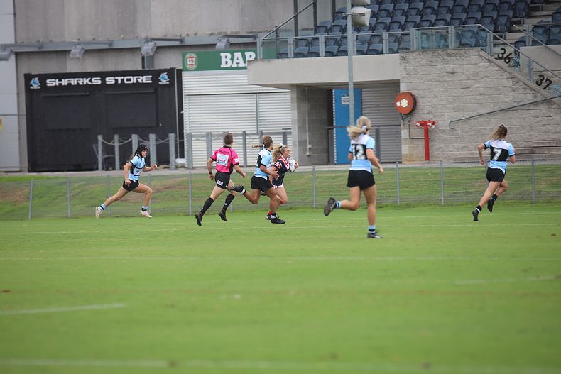 2020 Tarsha Gale Cup – Rnd 6 – Sharks v Roosters (1st Half)