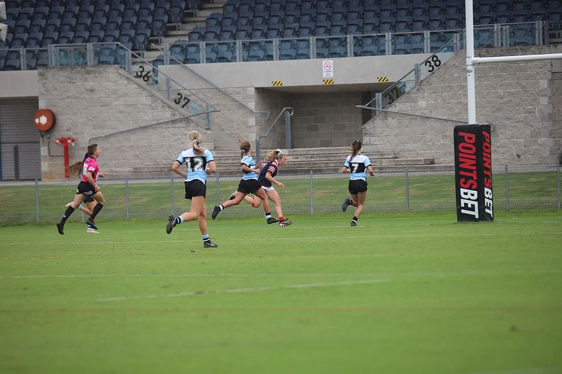 2020 Tarsha Gale Cup – Rnd 6 – Sharks v Roosters (1st Half)