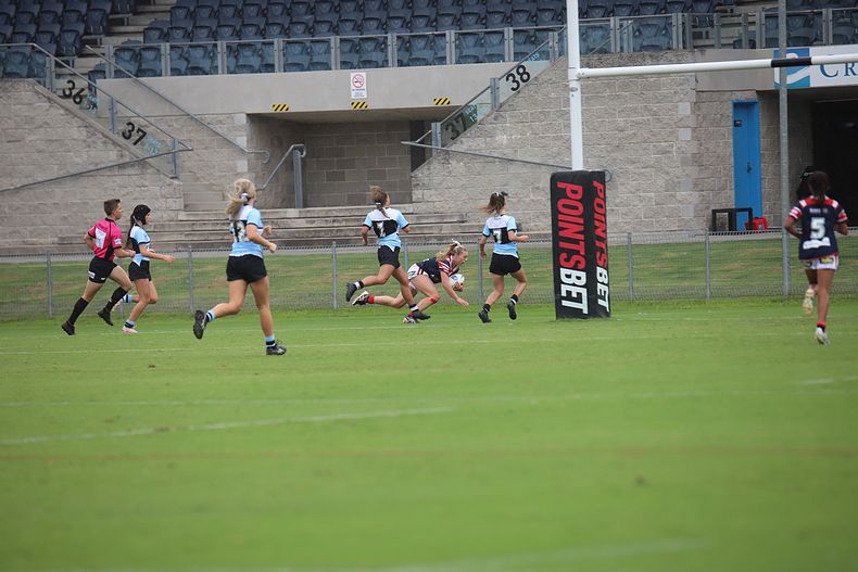 2020 Tarsha Gale Cup – Rnd 6 – Sharks v Roosters (1st Half)