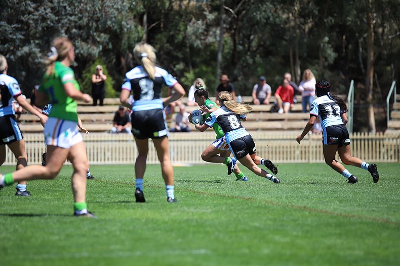 2021 Tarsha Gale Cup – Rnd 1 – Raiders v Sharks