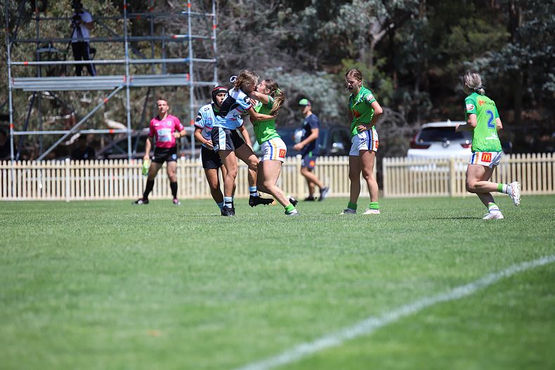 2021 Tarsha Gale Cup – Rnd 1 – Raiders v Sharks