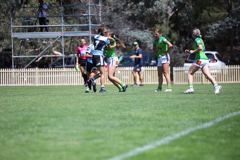 2021 Tarsha Gale Cup – Rnd 1 – Raiders v Sharks