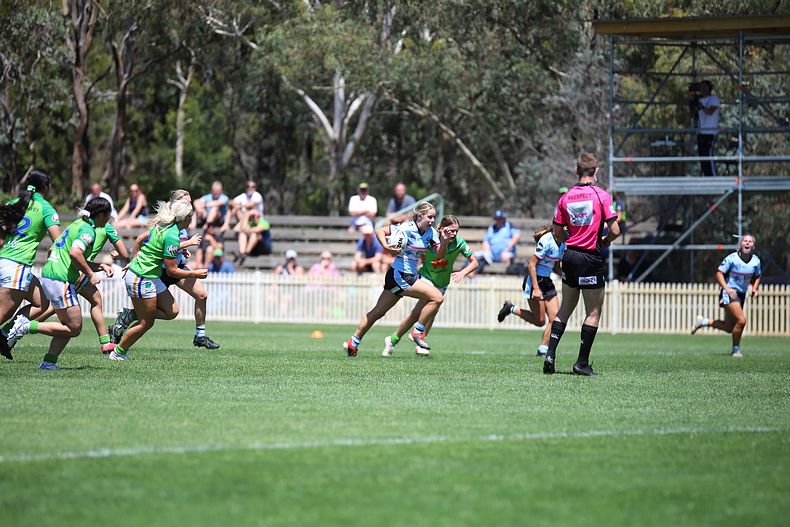 2021 Tarsha Gale Cup – Rnd 1 – Raiders v Sharks