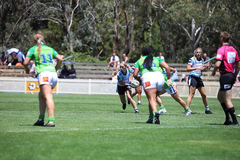 2021 Tarsha Gale Cup – Rnd 1 – Raiders v Sharks