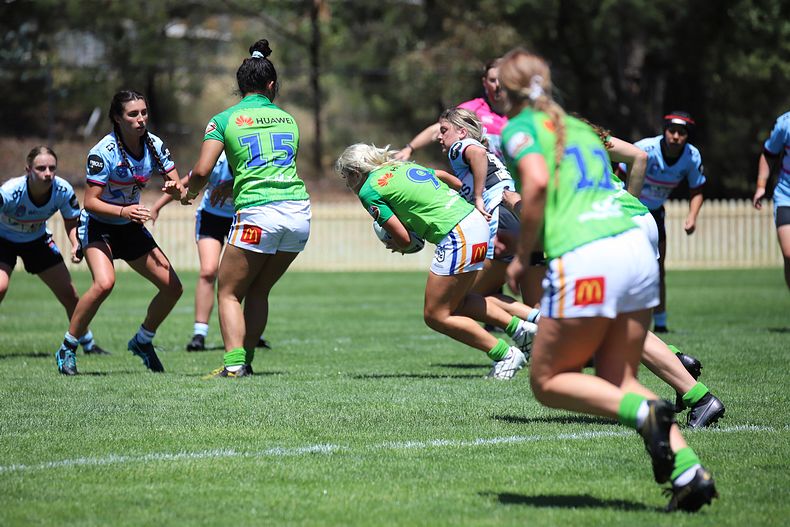 2021 Tarsha Gale Cup – Rnd 1 – Raiders v Sharks