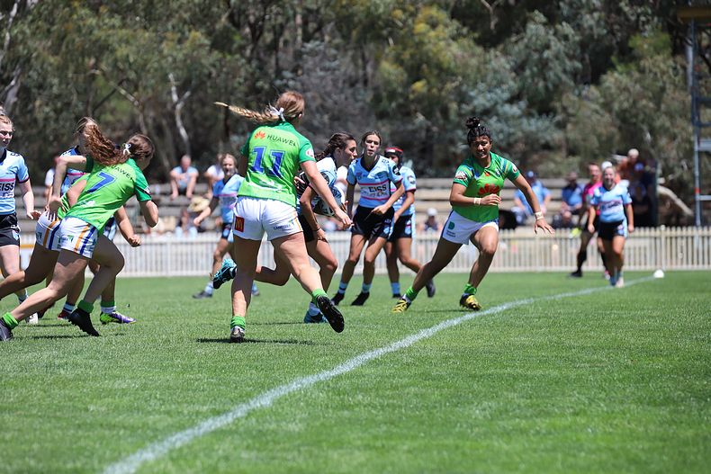 2021 Tarsha Gale Cup – Rnd 1 – Raiders v Sharks
