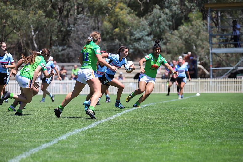 2021 Tarsha Gale Cup – Rnd 1 – Raiders v Sharks
