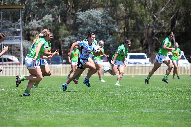 2021 Tarsha Gale Cup – Rnd 1 – Raiders v Sharks