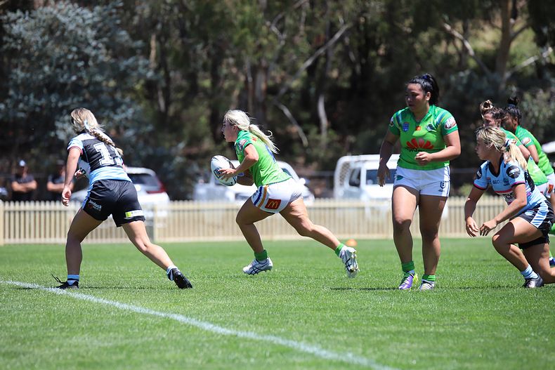 2021 Tarsha Gale Cup – Rnd 1 – Raiders v Sharks