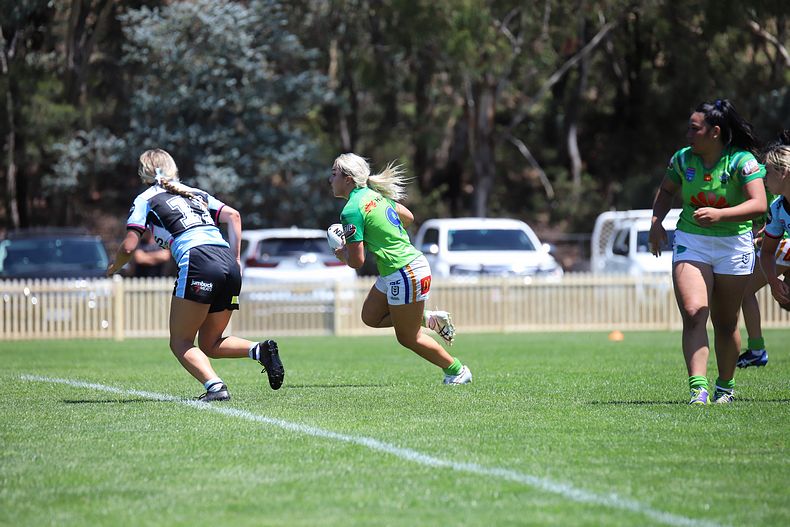 2021 Tarsha Gale Cup – Rnd 1 – Raiders v Sharks