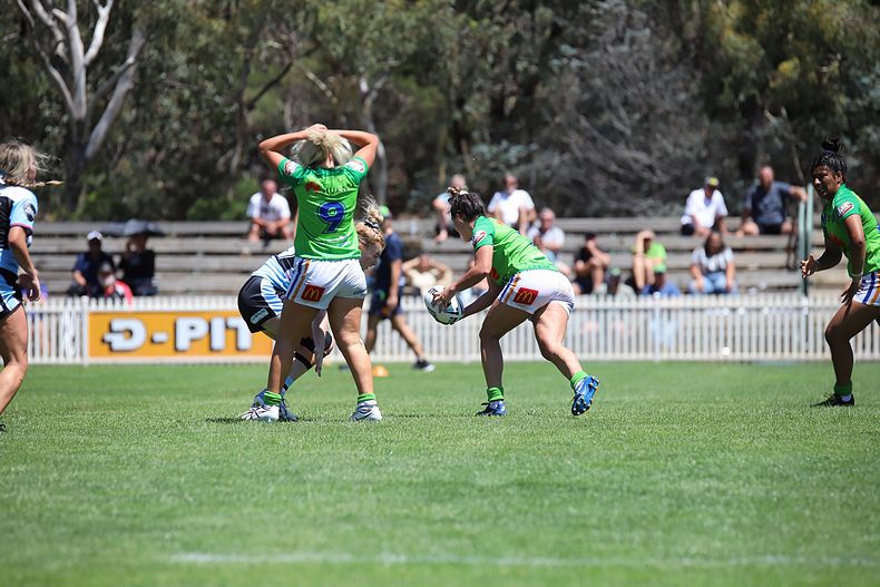 2021 Tarsha Gale Cup – Rnd 1 – Raiders v Sharks
