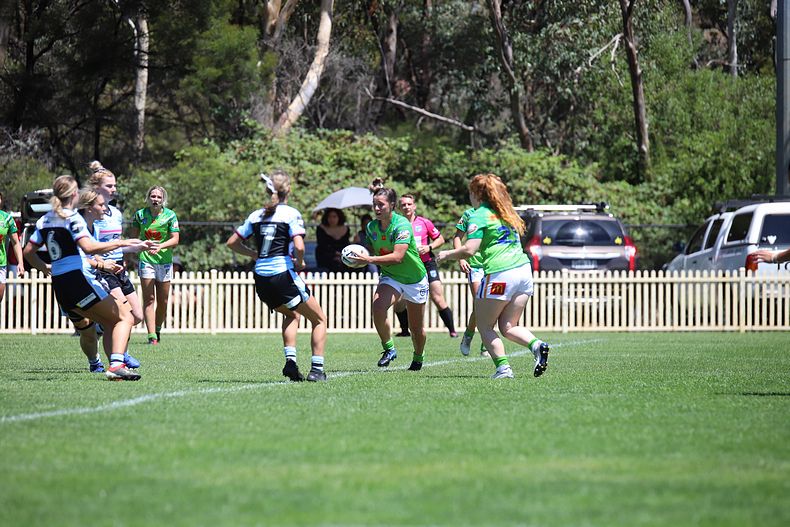 2021 Tarsha Gale Cup – Rnd 1 – Raiders v Sharks