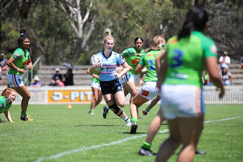 2021 Tarsha Gale Cup – Rnd 1 – Raiders v Sharks