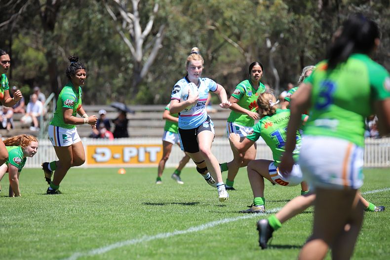 2021 Tarsha Gale Cup – Rnd 1 – Raiders v Sharks