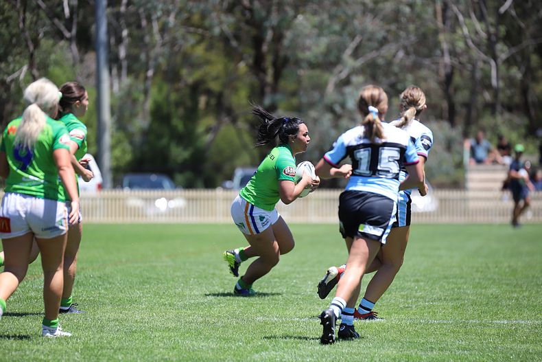 2021 Tarsha Gale Cup – Rnd 1 – Raiders v Sharks
