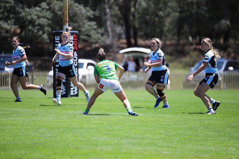 2021 Tarsha Gale Cup – Rnd 1 – Raiders v Sharks