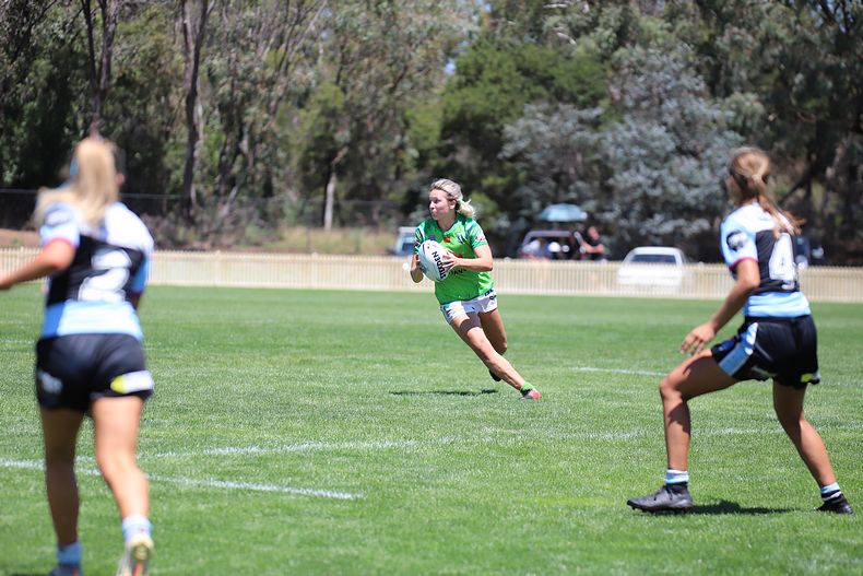 2021 Tarsha Gale Cup – Rnd 1 – Raiders v Sharks
