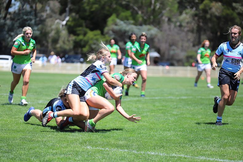 2021 Tarsha Gale Cup – Rnd 1 – Raiders v Sharks