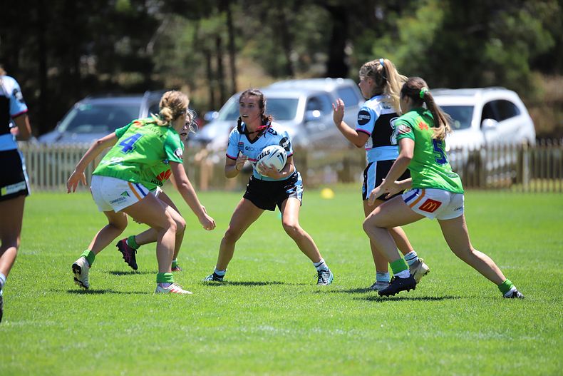 2021 Tarsha Gale Cup – Rnd 1 – Raiders v Sharks