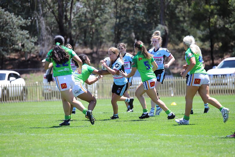 2021 Tarsha Gale Cup – Rnd 1 – Raiders v Sharks