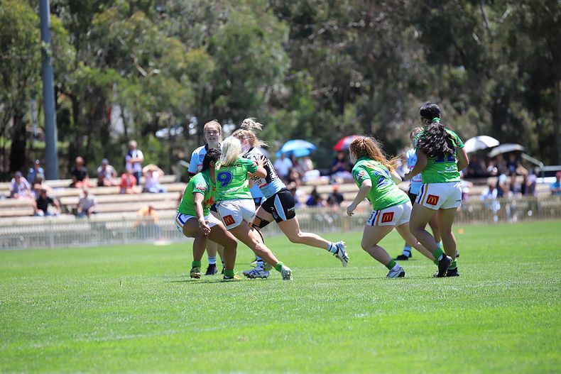 2021 Tarsha Gale Cup – Rnd 1 – Raiders v Sharks