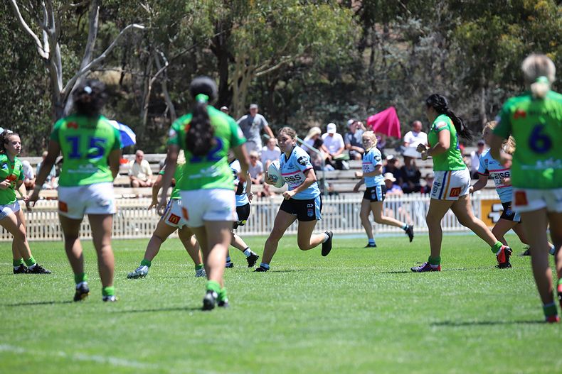 2021 Tarsha Gale Cup – Rnd 1 – Raiders v Sharks