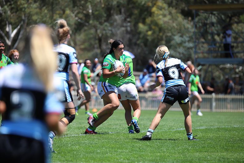 2021 Tarsha Gale Cup – Rnd 1 – Raiders v Sharks