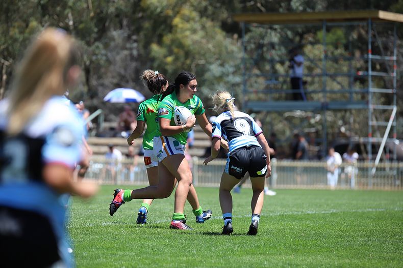 2021 Tarsha Gale Cup – Rnd 1 – Raiders v Sharks
