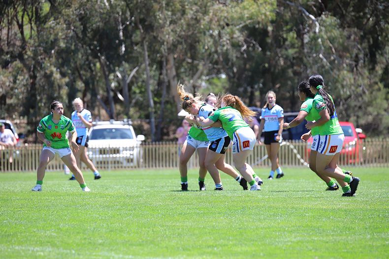 2021 Tarsha Gale Cup – Rnd 1 – Raiders v Sharks