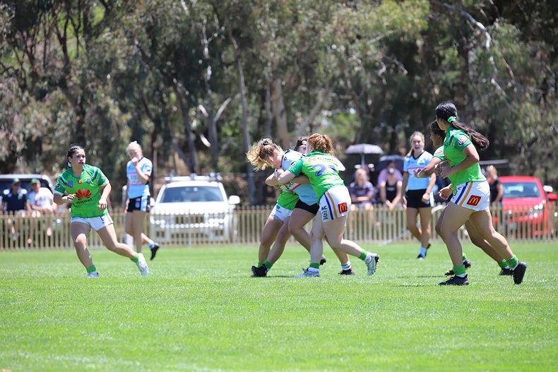 2021 Tarsha Gale Cup – Rnd 1 – Raiders v Sharks