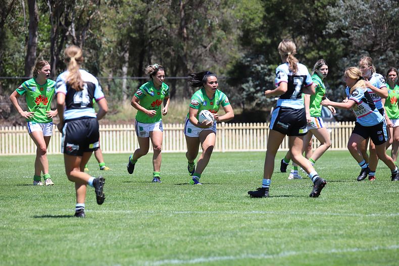 2021 Tarsha Gale Cup – Rnd 1 – Raiders v Sharks