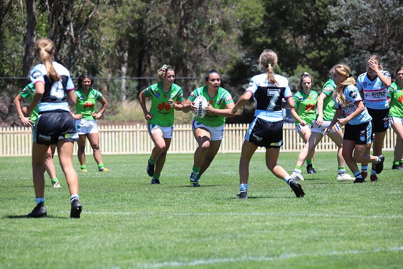 2021 Tarsha Gale Cup – Rnd 1 – Raiders v Sharks