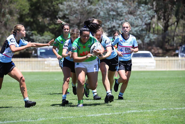 2021 Tarsha Gale Cup – Rnd 1 – Raiders v Sharks