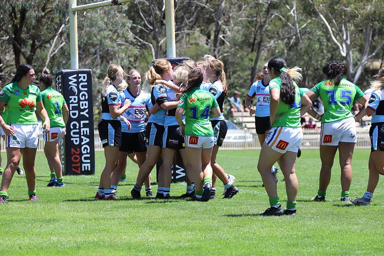 2021 Tarsha Gale Cup – Rnd 1 – Raiders v Sharks