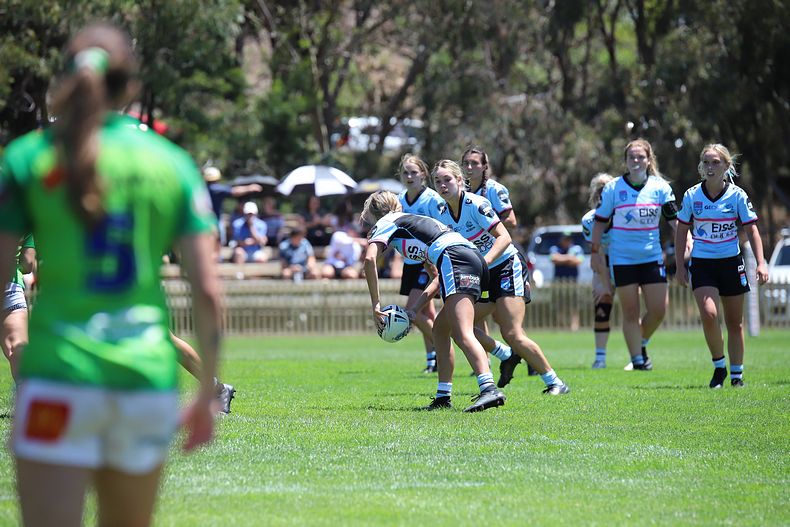 2021 Tarsha Gale Cup – Rnd 1 – Raiders v Sharks