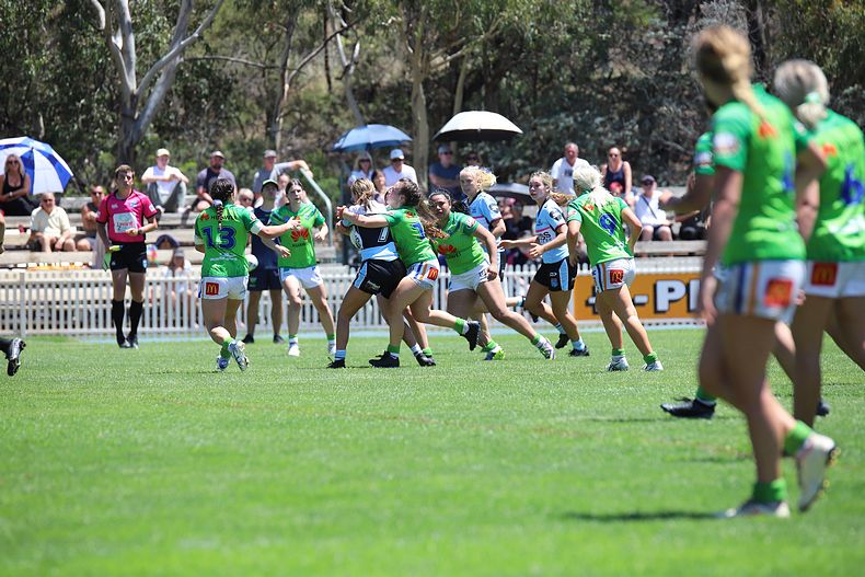 2021 Tarsha Gale Cup – Rnd 1 – Raiders v Sharks