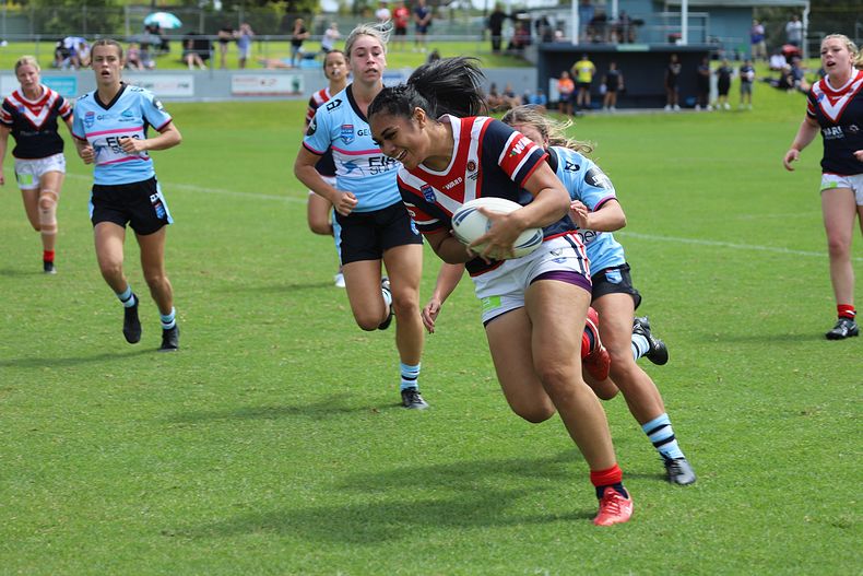 2021 Tarsha Gale Cup Rnd 5 ROOSTERS v SHARKS